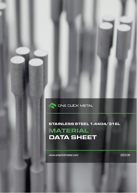 Stainless steel material data sheet